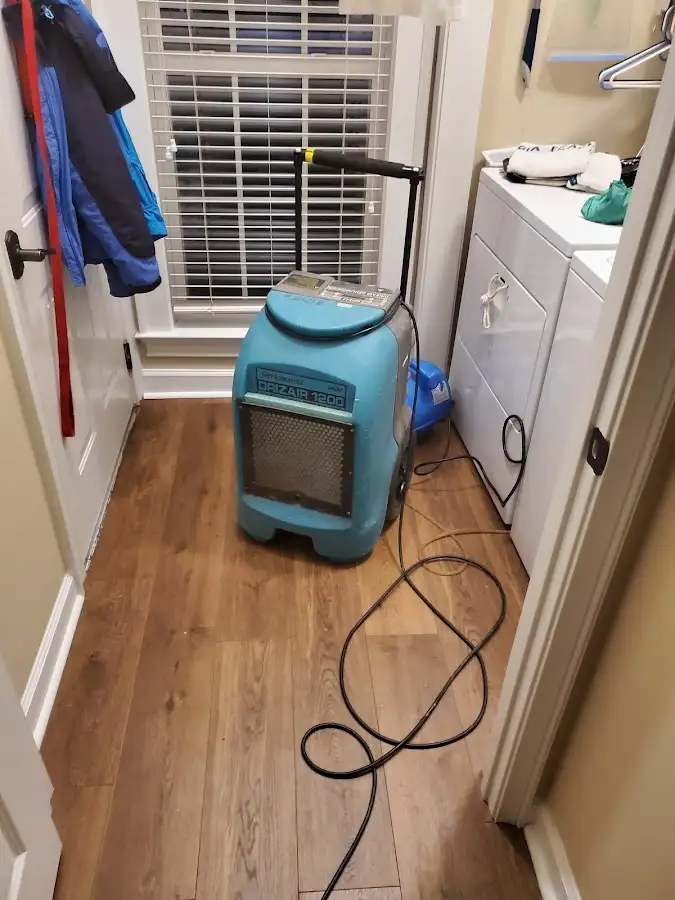 Commercial dehumidifier deployed for Flood Damage Cleanup in Escanaba